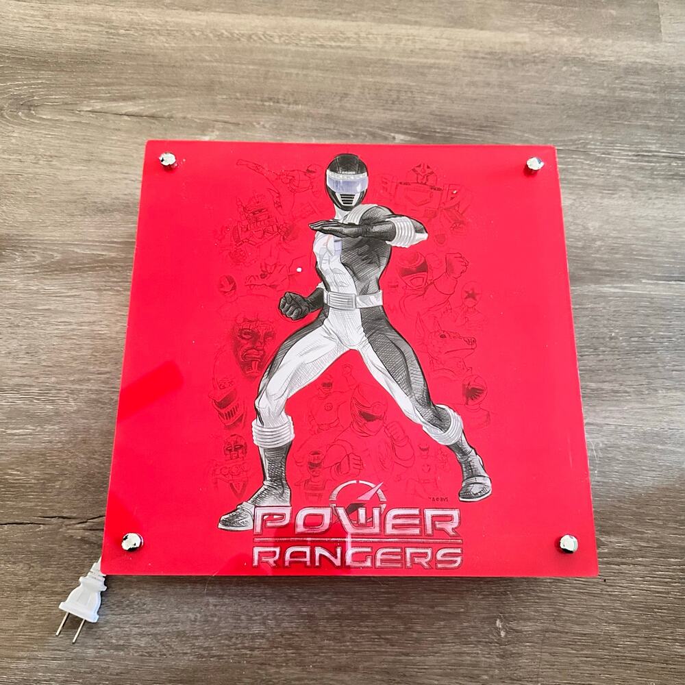 Power Rangers Anniversary Lamp Lighting Fixture NEW